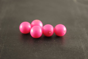 Бусины Чехия "PRECIOSA" под жемчуг 131 10 011 10 мм 5 шт розовый/неон (neon sweet)