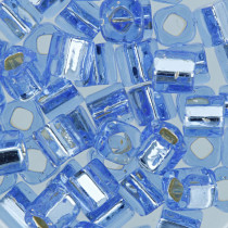 Бисер Япония "TOHO" CUBE 4 мм 5 г №0033 св.синий