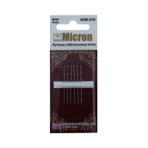 Иглы для шитья ручные " Micron" гобеленовые KSM- 510 в блистере 6 шт. 26
